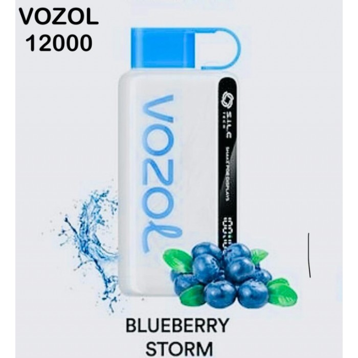 Vozol Star Blueberry Storm 9000-12000 Çekim Dijital Ekranlı Kullan At Puff Orjinal Ürün İncele ve Satın al